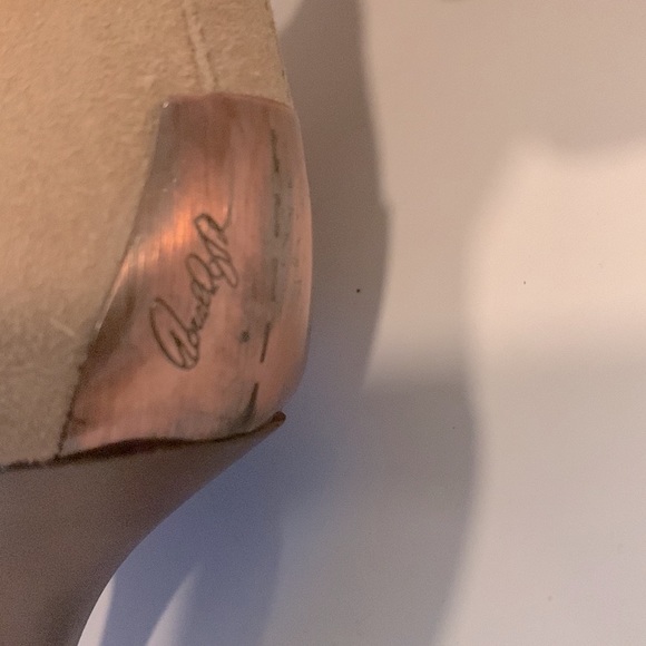 DONALD PLINER tall Vintage Suede boots Sz 8 - Picture 11 of 12